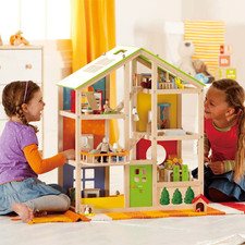 hape happy villa dollhouse