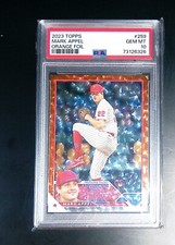 2023 Topps Mark Appel Orange Foil #255/299 RC PSA 10 Gem Mint