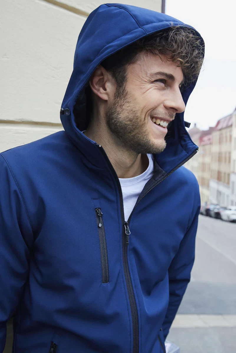 Clique Padded Mens Softshell Jacket Hooded Waterproof 6 Colours XS 4XL
