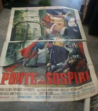 IL PONTE DEI SOSPIRI manifesto 4F originale 1964