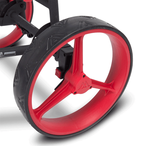 BIG MAX AUTOFOLD FF 3 WHEEL GOLF TROLLEY PUSH CART / BLACK / RED / 2025 MODEL - Picture 10 of 13