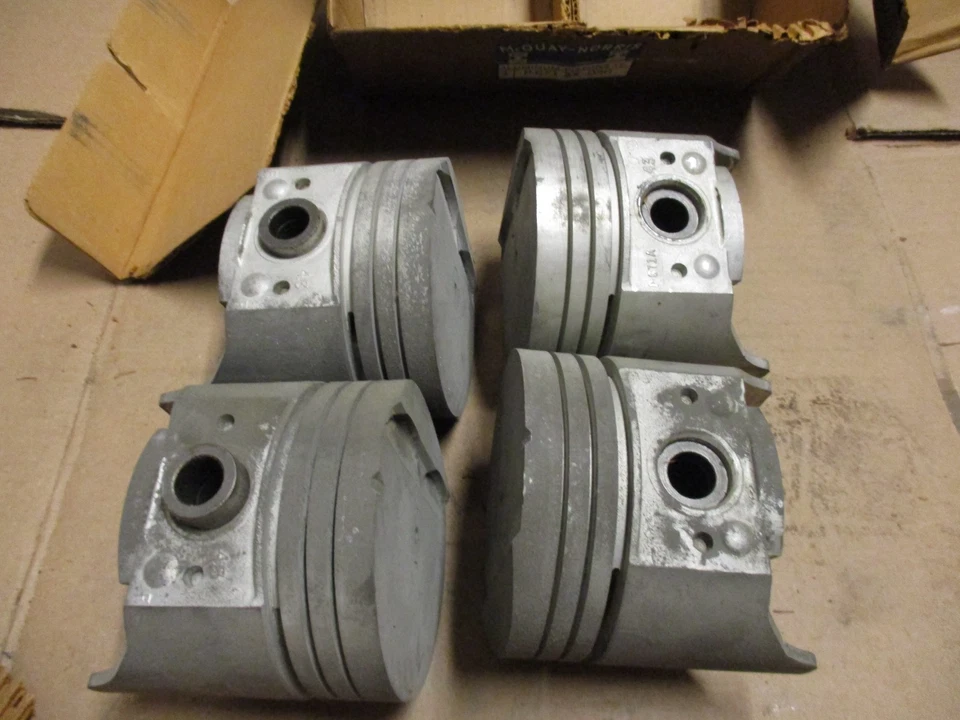 1958 1959 Mercury 383 LH pistones McQuay-Norris P-671 AX L.H. 030  Foto 2 de 4