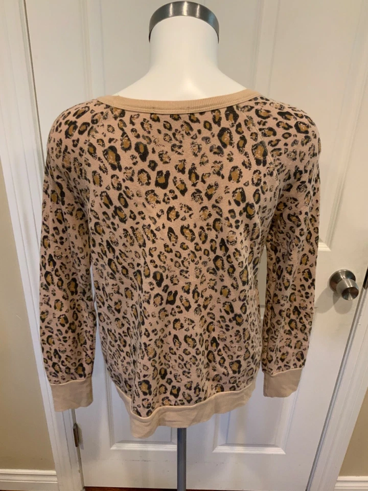 Sudadera Joie Tan Estampado Leopardo, Talla Pequeña Foto 4 de 4