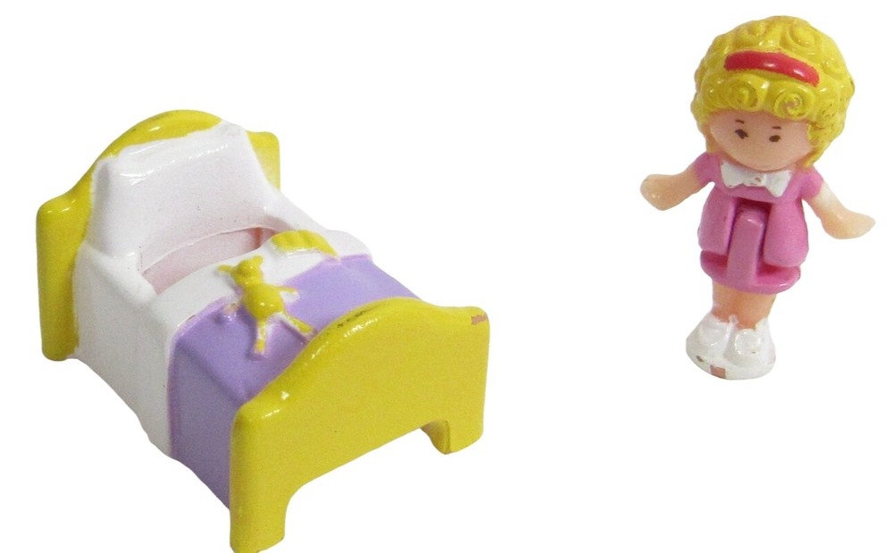 1989 Polly Pocket Vintage Polly's Bedtime Ring Bluebird Toys