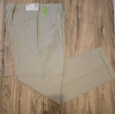 NWT Men's Haggar E-Clo Dress Pants Classic Fit Size 38W X 32L (7V)