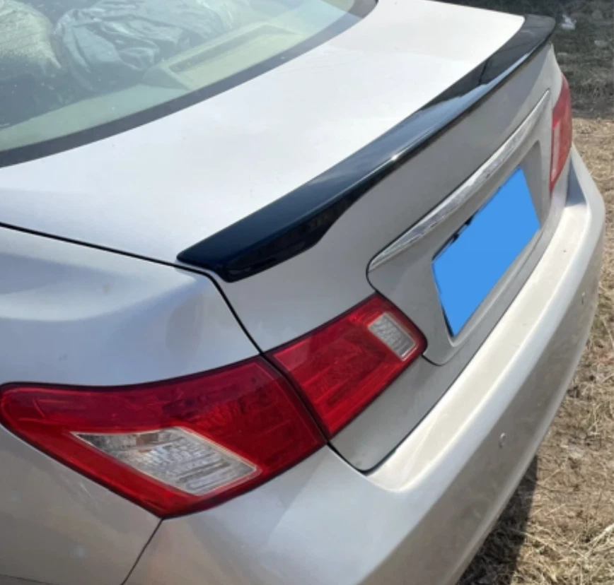Rear Trunk Glossy Black Spoiler Wing Lip For 2007-2012 Lexus ES 350 Sedan 4-Door Foto 2 de 3