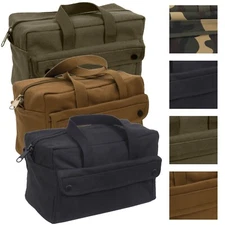 Mechanics Tool Bag Heavy Weight Cotton Canvas - Army Mini Duffle Tool Bags