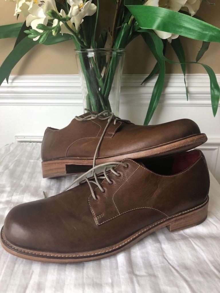 Cole Rood & Haan Co. Shoes Mens Size 11 Brown Leather Derby Lace Up Dress C08777 COLE HAAN Grand OS WINGTIP C12362 BROWN LEATHER SHOES MENS  main image 4