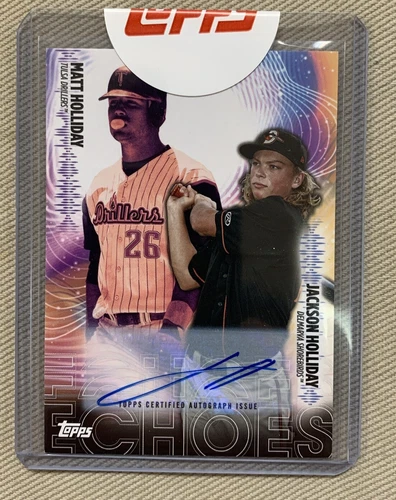 15/50 Jackson Holliday AUTO 2023 Topps Pro Debut Echoes Matt Father & Son RARE