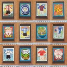 Merlin 99 (1999) Football Kit / Badge Foil Sticker in a Fridge Magnet - Various
