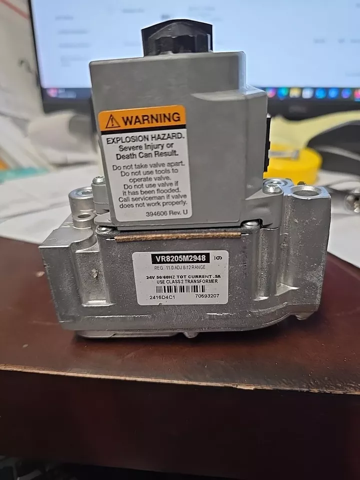 Válvula de gás de controle de forno Honeywell Resideo substitui VR8205M2948 VR8205M 2948 - Imagem 2 de 4