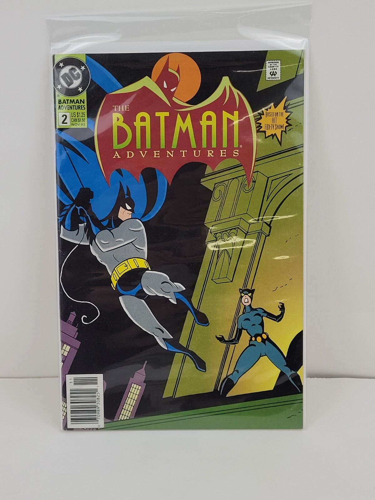 Batman Adventures #2 Newsstand Key Issue Based on Animated TV Series 1992