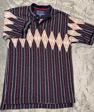 Vintage Two-Under Golfwear 100 Cotton Polo Shirt - Large