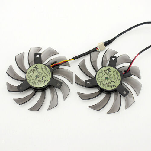New T128010SM 12V 0.20A Graphics Cooling Fan for GV-N560OC GTX670 GTX580 560ti - Foto 1 di 9
