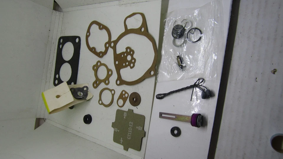 Kit de reparación de carburador Holley 2 BBl estándar 133A para 54-55 Ford F-100 4,2 L-V8 Foto 4 de 4