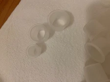 212 pcs Stable Ink Caps Plastic Cups Tattoo Supplies (#9, #12, #15) Sm, Med, Lg