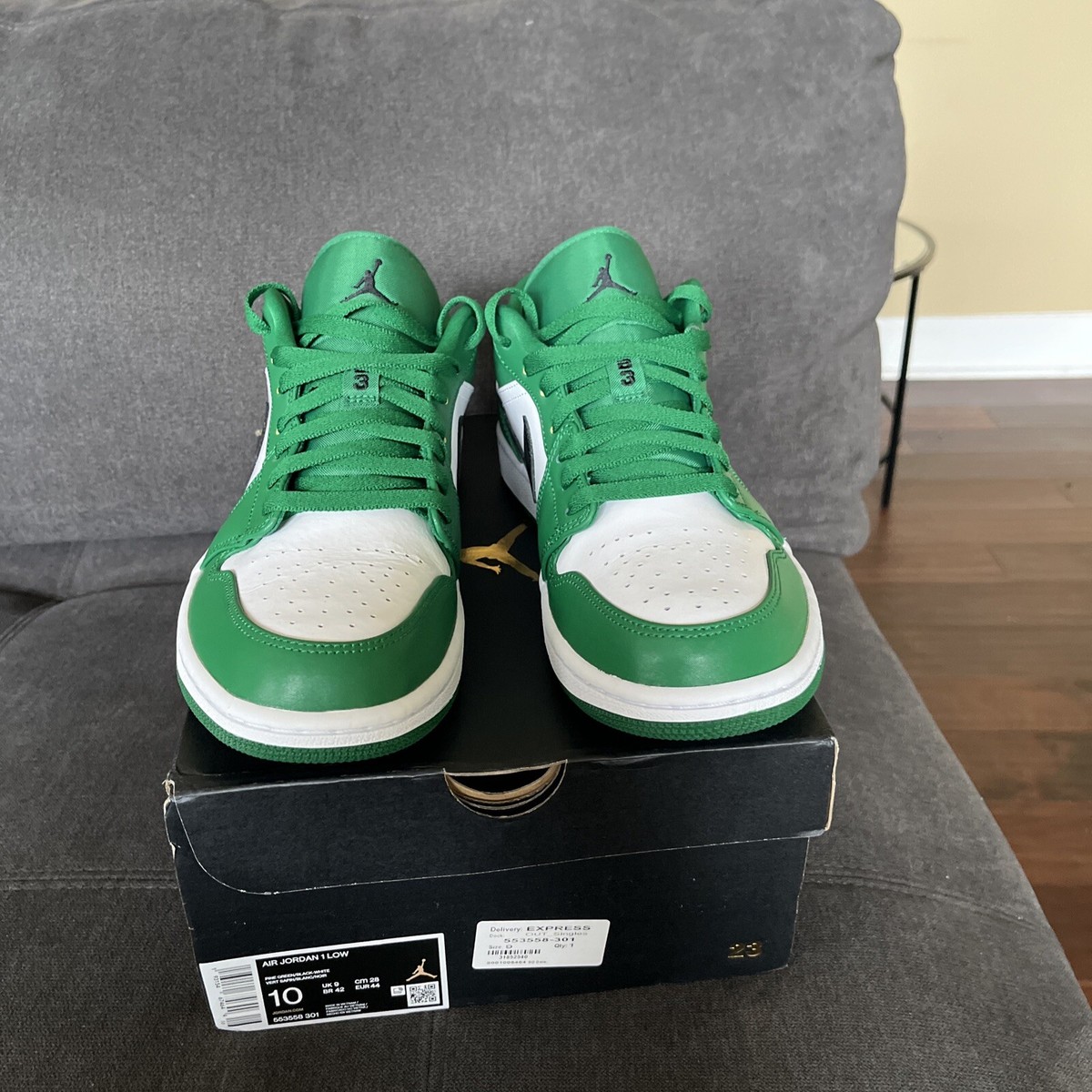 Nike Air Jordan 1 Retro Low Pine Green 553558-301 Size 10 | eBay Nike Air Jordan 1 Retro Low Pine Green 553558-301 Size 10 | eBay