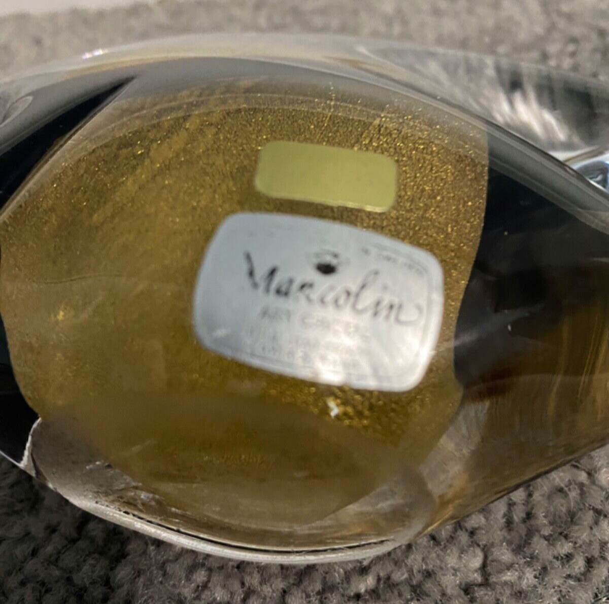 marcolin art crystal full lead crystal with 24k gold flakes fish