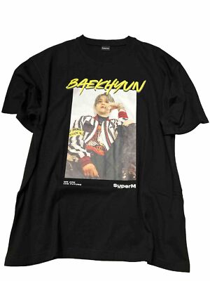 Baekhyun SuperM K-Pop EXO T-Shirt Size Large