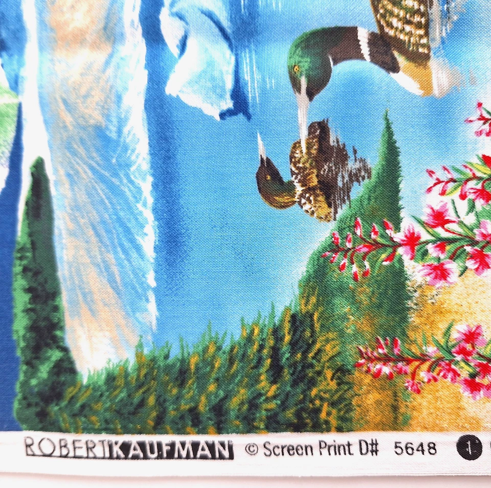 Alaska Scenery R Kaufman #5648 Screen Print Decor Quilting Cotton Fabric 1YD x44 - Image 3 of 4