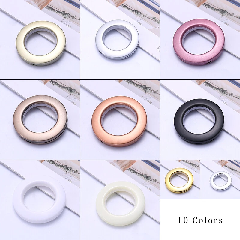 80Pcs занавески люверсы кольца занавески отверстие кольцо низкий шум римское кольцо. - Изображение 2 из 4