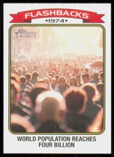2023 Topps Heritage News Flashbacks World Population #NF-2