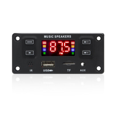 Placa Receptor De Áudio Bluetooth VOKTTA V5.0 Com Decodificadora De Slot Usb Tf Reprodução Pré - Foto 11