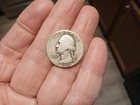 1941 D Washington Quarter Silver Circulated Free Shipping