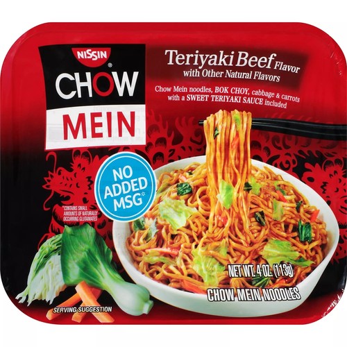 Nissin Chow Mein Noodles, Teriyaki Beef, 4 Ounce (8 Count) - Picture 2 of 5