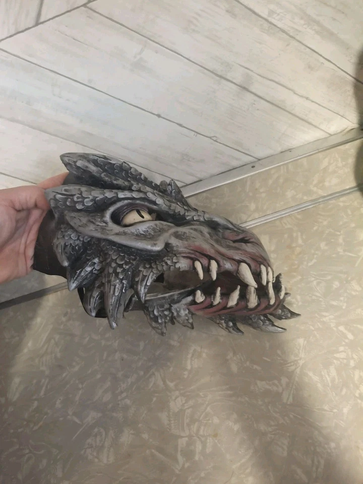 Zagone Studios DRAGON FACE Mask by B.Y. (Bill Ystrom) Elastic Harness USA - Image 2 of 4