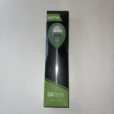 Apine Soil Tester Moisture Meter Probe Hydrometer for Soil/Plants, New Sealed