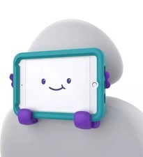 iPad Mini Headrest Mount Case Car Stand Cover Kids Impact Protection Teal Purple