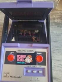 Rare Nintendo Game and Watch Panorama screen Donkey Kong Circus Game 1984 MK-96