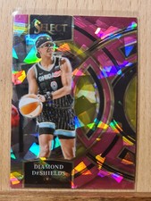 Diamond DeShields #112 2024 Select WNBA Premier Pink Cracked Ice Prizm W0153A