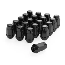 Richeer 20pcs 1.4 inch Black 1/2-20 Closed End Bulge Length: inch, 