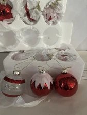 Christmas Tree Ornaments Ebenezer & Co Lot Of 12