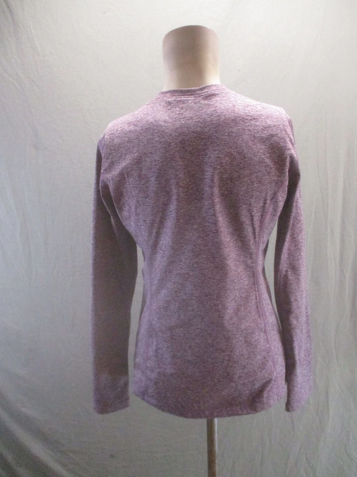 Top deportivo transpirable manga larga cuello redondo púrpura talla S Hurley 706 Foto 4 de 4
