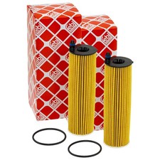 Ölfilter Motor Öl Filter FEBI 182956 2 Stück für Mercedes E-Klasse C-Klasse Vito