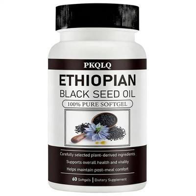 #ad Ethiopian Black Seed Oil Softgels 4.64% Thymoquinone Gluten Free 60 Capsules $14.26