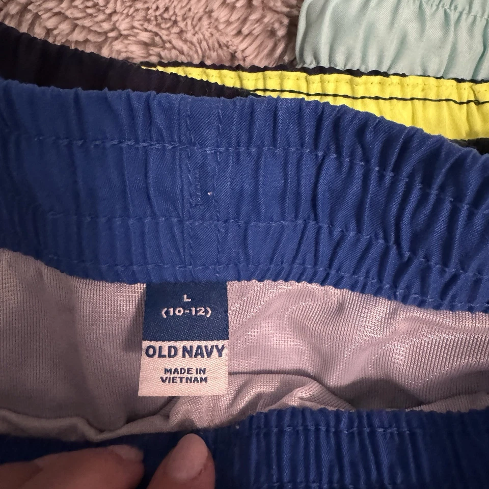 Boys Swim Trunks Shorts, Size 10-12, Set of 4 - Image 3 of 4