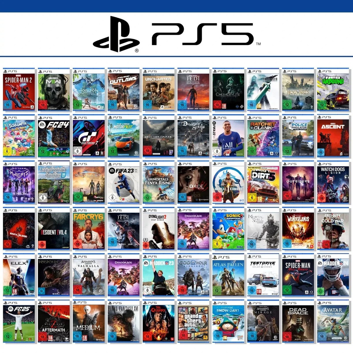 Ps5 playstation 5 Juego Elegir Entre los Mejores Títulos Gta Dios Of Guerra COD