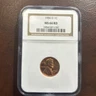 1956d 1C Lincoln Cent Penny Red NGC MS66 RD (Delivery via First Class Mail)