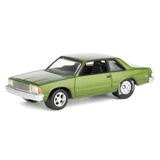 1/64 Johnny Lightning 1979 Chevrolet Malibu, Jungle Green, LP Diecast JLCP7481
