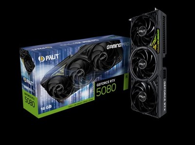 PALIT RTX5080 GAMINGPRO 16GB GDDR7 256bit 3-DP HDMI PCI-E 5.0 4K 3 slot