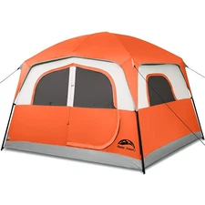 Tent 6 Person Tents for Camping, Waterproof Easy Setup Camping Tent with Rain