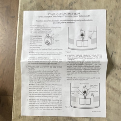 #ad #ad Natural Gas Water Heater Control Replacement Kit Hot Water Heater $35.00