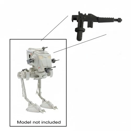 Star Wars Vintage AT-ST Top Gun Part Accessory  3D Printed