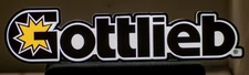 Gottlieb with G Letter Logo Pinball Pin-Sign