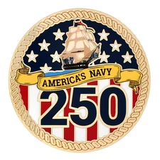 PinMart's Officially Licensed U.S. Navy 250 Year Pin
