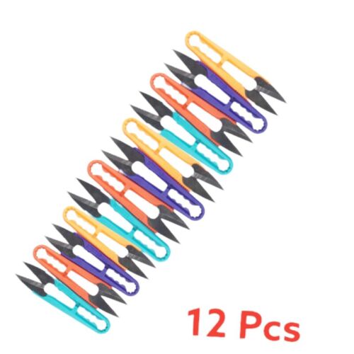 12 PCS NEW SEWING THREAD CUTTERS NIPPERS SCISSORS CLIPPERS CRAFT - Afbeelding 1 van 5